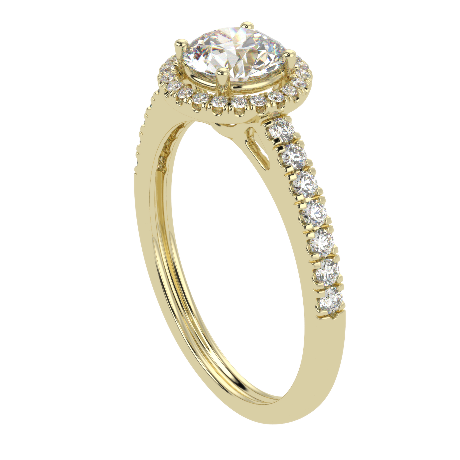 Buy Natural Diamond Studded Ring at Solitairekart
